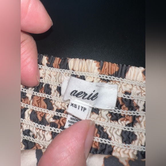 Aerie Silk Feel Cheetah print Skirt Size XS EUC - Picture 4 of 6